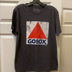 Boys Shully's Dark Gray Tee with Red Triangle GoSOX Print